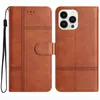 Cases For Iphone 15 14 Pro Max 13 12 11 X 8 7 6 Plus Business Leather Wallet Soft TPU Inside Case Vertical Line Credit ID Card Slot Pocket Holder Flip Cover Men PU Pouch