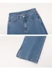Женские джинсы Женщины с высоким талией плюс размер тонкий винтажный все матч хараджуку прямая джинсовая одежда Женская брюки с проселками мода