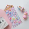 Embrulho de presente Kawaii Sorve Cream Candy Supplies Craft Supplies Cutucker Planner Die Cuts 3D Adesivo Junk Journ Diário PO Decoração