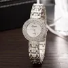 Montres-bracelets WA186 CUSSI femmes Bracelet montres fleur luxe strass dames robe Quartz Relogio Feminino cadeau