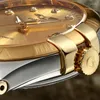 Armbanduhr Reloj Pareja Guanqin Klassische automatische mechanische Paar Uhr Edelstahluhr f￼r Liebhaber Relogio Maskulino