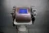 Ultrasone vet cavitatie RF huidverstakking afslanke schoonheidsuitrusting roze draagbare lipolaser vacuüm lymfedrainage 40k 6 in 1 lichaam beeldhouwen cavitatiemachine