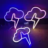LED Neon Sign SMD2835 Indoor Night Light Cloud Lightning Model Holiday Xmas Party Wedding Decorations Table Lamps320x