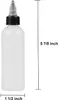 Парфюм бутылка 30 упаковывать пластиковые бутылки с распределением бутылок с капляными бутылками Boston круглый LDPE Пластиковая бутылка с закручивающимися верхними крышками120 мл 221027