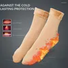 Chaussettes de sport 1 paire hiver plus chaud femmes épaissir thermique laine cachemire neige sans couture velours bottes sol dormir femmes