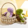18 cm de desenho animado mini tartaruja boneca brinquedos de pelúcia adorável colorido de tartaruga macia travesseiro de animais macio para crianças para crianças
