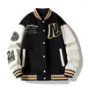 メンズジャケットSyuhgfa Men Clothing Jacket Baseball Uniorm Road Embroidery Tide Brand Coat