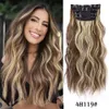 Synthetic One White Thick Wavy 11 Clip Hair Extension Long Curly Natural Black 4 Pcs/Set 20 ch Synthetic Hair Piece For W...