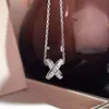 Cross x Diamond Naszyjnik Klasyczne designerskie naszyjniki dla kobiet biżuteria dla kobiet