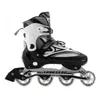 Ice Skates 2021 New Inline Speed Shoes Adjustable Size PVC Adults Men Professional Hockey Roller Sneakers Black L221014