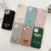 Дизайнеры бренда роскошной Phonecase Classic Letters Кожаная карта Pockrt Cover для iPhone для iPhone 14 14plus 14pro 14promax 7 Colors