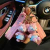 Porte-clés dessin animé de mode Belle Lingna clé mignon femme pendentif voiture sac accessoires