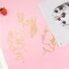 Festliga leveranser abstrakt minimalistisk linje akryl födelsedag guld kaka topper mnimalist karaktär konst för kvinnans festdekorationer