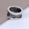 Bandringe Top Designer Ringe b Doppelband Liebesring Titanstahl Schmuck 18 Karat vergoldet Männer Frauen Paar Roségold Silber Hochzeit Verlobungsgeschenk Größe 6 7 8 9 1