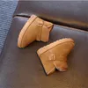 2022 Winter Bew Baby Casual Boot Fashion Children Chłopcy Dziewczyny śnieżne buty dla dzieci Buty do biegania marka Białe buty dla dzieci trampki 23-30