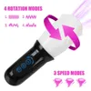 Sex toys masager Automatic Rotating Male Masturbator Spikes Fake Mouth Vibrators For Men Glans Sucking Penis Trainer Cock Exerciser Oral SEIL