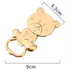 Cute Bear Shape Bottle Opener Gift Alloy Beer Corkscrew Wedding Baby Shower Full Moon Souvenirs Guests Party Souvenir MJ0975