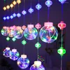 Строки 3M светодиод желание шариковой занавески световой солнечный фонарь Глобус Фея Гарланда для оконная спальня Рождественская свадебная вечеринка декор