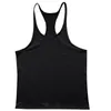 Heren tanktops mannen korte crop top witte zomerstijl mouwloze fitness vest tube