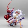 Anime Manga Anime One Piece Figura Rufy Gear 5 Action Figure Sun God Nika Rufy Action PVC Figurine Statua da collezione Model Doll Toys T221025