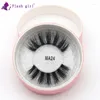 Faux cils Flash Girl Lashes 24 styles MA24 3D vison fait à la main avec boîte-cadeau rose