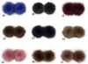 Decorative Flowers Wreaths Fur Pom Poms for Hats 4 Inch Faux Fur Balls Fluffy Pompoms Crafts with Elastic Loop Keychains Scarves Gloves Bags Knitting XB1