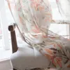 Curtain Curtains For Living Dining Room Bedroom Modern Simple Polyester Cotton Print American Flowers Window Decor