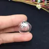 Подвесные ожерелья 100 сцен 16 мм 4 мм открытый Diy Clear Glass Ball Bottle с 8 -миллиметровой металлической крышкой пустые контейнеры пузырьки глобальные флаконы