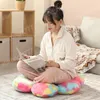 30/50CM ins Cute Colorful Flowers Plushie Cushion Lovely Nap Pillow Butt Pad Stuffed Soft Home Decor Toys Xmas Gifts