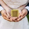 Sieraden zakjes fluweelring doos drager geometrische antieke vintage case houder voor ceremonie valentijnsdag verlovingsvoorstel poshoots