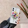 Novas gotas eternos vidas de flores de flores de flores iphone 14 13 12 Pro máximo 11 13 mini 7 8 mais xr xs xsmax x tpu Proteção de flor verdadeira caixa macia