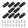 Hooks 10Pcs Foldable Wall Mount Hanging Cloth Coat Hanger Headphones Holder Headset Hook Bathroom Kitchen Acessories