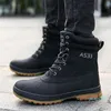 Bottes grande taille 47 en plein air hommes hiver neige pour l'entraînement travail imperméable antidérapant garder au chaud chaussures 221026