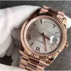 Meteorite Date Just Ladies Automatique R ol Ey 18K Mens Watch Rose Gold Original Clasp Watches Day White Face President 116-719 Automatisch