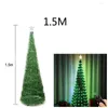 Arbre de décorations de noël avec lumière Led, pour fête de mariage, vacances, SK6812 WS2812B IC, Fiber optique adressable, bricolage