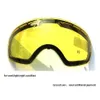 Ski Goggles GOG 201 NS Żółty magnetyczny dla goggs sferyczne okulary nocne l221022