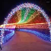 Cordas LED Icicle Cordas Luzes Fada de Natal Guirlanda Lâmpada de rua Casa ao ar livre para Casamento/Festa/Cortina/Jardim Decoração DIY