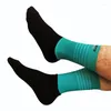 Chaussettes sportives Men d'été Femmes à vélo antislip Breathable Pro Team Road Bicocle Racing Racing Sport Running Compression