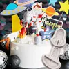 Baking Moulds Rocket 3D Shape Silicone Mold Kitchen Resin Tools Cake Dessert Lace Decoration DIY Chocolate Candy Pastry Fondant