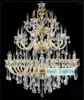 Lustres Église De Luxe Pendentif Lustre Cristal Droplight Or El Hall Éclairage Grand Led Foyer Escalier Lampes Suspendues