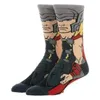 Socken Männer lustige Hip Hop -Persönlichkeit Anime Cartoon Mode Skarpety Nähmuster Socken