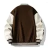 Chaquetas masculinas syuhgfa ropa chaqueta de ropa uniforme de béastón de bordado suelto de bordado para hombres abrigos de marca 2022 otoño casual ropa americana