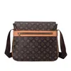 M41426 Designer Cross Body Men Pu skórzana torebka Czarna teczka Brązowe torby na ramię w laptopie torba komunikatorowa 27 cm285z