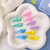 Hair Accessories 10 Pcs/Box Baby Girls Cute Acrylic Cartoon Flower Fruit Ornament Clips Children Lovely Hairpins Kids