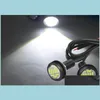 주간 Runnung Lights 10pcs LED 주간 주행 조명 2M 4014SMD 12V 독수리 눈 주차 운전 테일 라이트 백업 DRL 자동차 조명 DH7PR