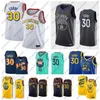 21 Herr Stephen 30 Curry Jersey Klay 11 Thompson 33 Wiseman City New Edition Basketball Jerseys Black Blue 100% Stitched