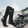 Chaussettes de sport chauffantes électriques, batterie Rechargeable, thermiques d'hiver pour hommes et femmes, pour l'extérieur et la moto