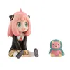 Action Toy Figures Anime Spy X Family Yor Anya Forger Figure Model Cute Doll PVC Action Figure Collection Figurin Kids Födelsedagspresenter 221027