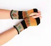 Knee Pads Women Christmas Gloves Knitted Half Finger Tree Warm Hand Arm Warmer For Year