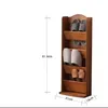 Clothing Storage Shoe Cupboards Furniture Simple Multi-Layer Small Cabinet Stand Living Room Solid Wood Slipper Rack To Save Space